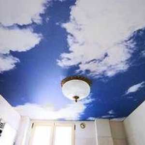 Različni stropi za dnevno sobo - pokrivajte fotografijo