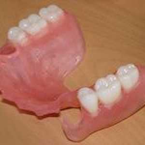 Delna odstranljiva proteza, zobne strukture