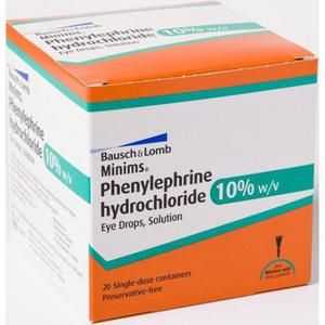 Kapljice za oko fenilphrine hydrochloride - to je zdravilo