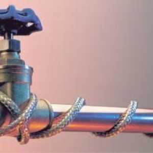 Ogrevalni kabel za oskrbo z vodo: montaža in proizvodnja z lastnimi rokami