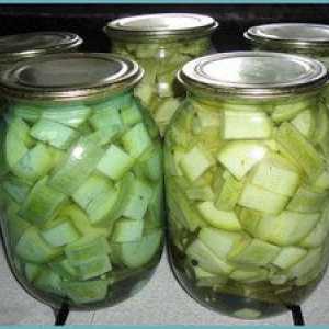 Zucchini za zimo kot gobe - recepti za solate