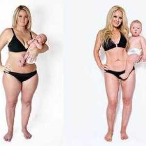 Kako izgubiti težo po rojstvu doječe mame?