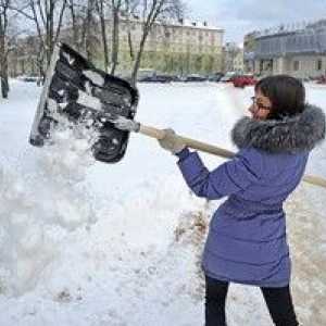 Kako narediti lopato za pridelavo snega
