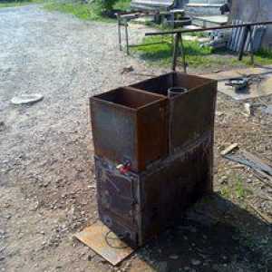 Kako zgraditi pečico iz kovine - risbe in montaža