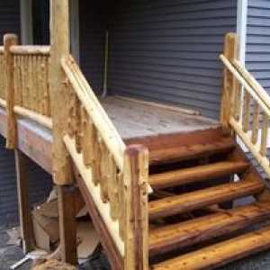 Kako zgraditi verando iz lesa s svojimi rokami