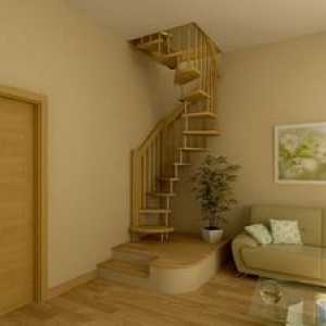Kako narediti spiralno stopnišče v drugo nadstropje z lastnimi rokami