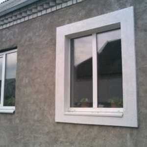 Kako okrasiti okna pobočja od zunaj