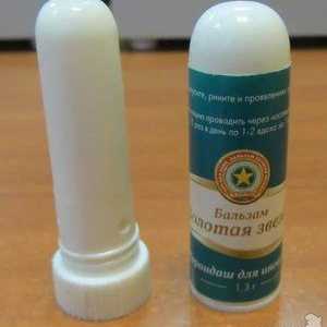 Posebnosti uporabe svinčnika za inhalator za nos "zvezdico"