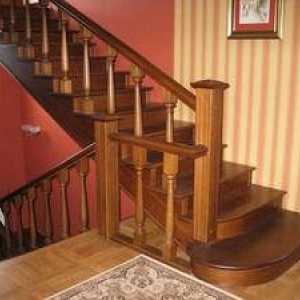 Projekti in fotografije lesenih stopnic v zasebnih hišah