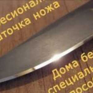 Preprost ostrenje nožev iz kovine in keramike doma, video