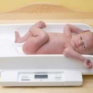 Tabela stopenj povečanja telesne mase pri novorojenčkih na mesec