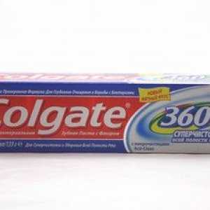 Zobna pasta `colgate`. Sestava zdravila in njenih variant